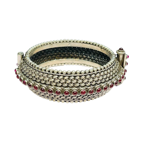 Elephant Indian Silver Bangle - ala mode jewellery