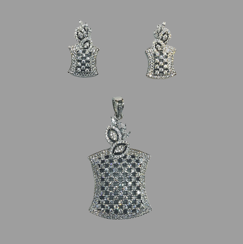 Trendy 925 Sterling Silver Pendant Set