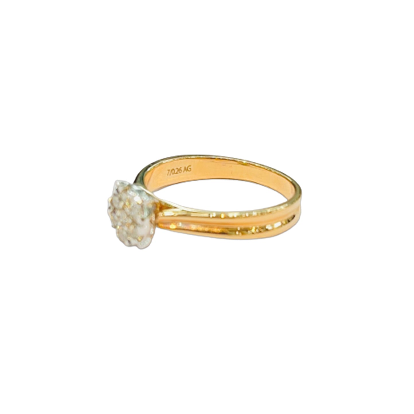 Roshan's Sleek Diamond Mounted Ring in 18KT Rose Gold - IGI Certified