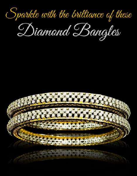 Roshan's Diamond Bangles Pair