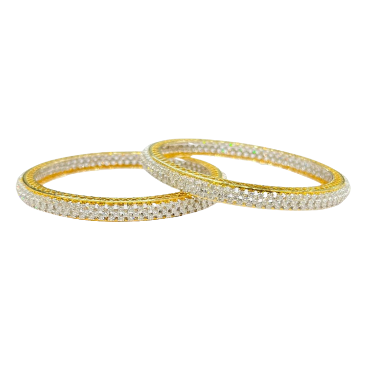 Roshan's Diamond Bangles Pair