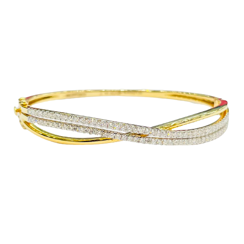 Glitters Diamond Bracelet in Yellow Gold